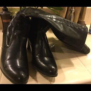 Craft and barrow women's tall dress boot black