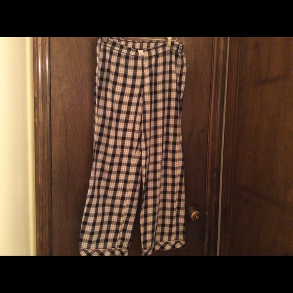Victoria Secret plaid flannel lounge pants