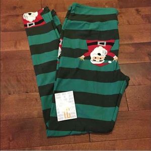 SALE LuLaRoe TC Holiday Santa Leggings