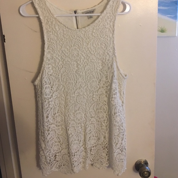 Lace tank