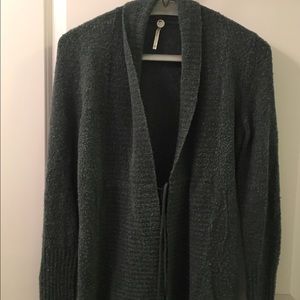 Margaret OLeary wrap sweater. Luxurious texture