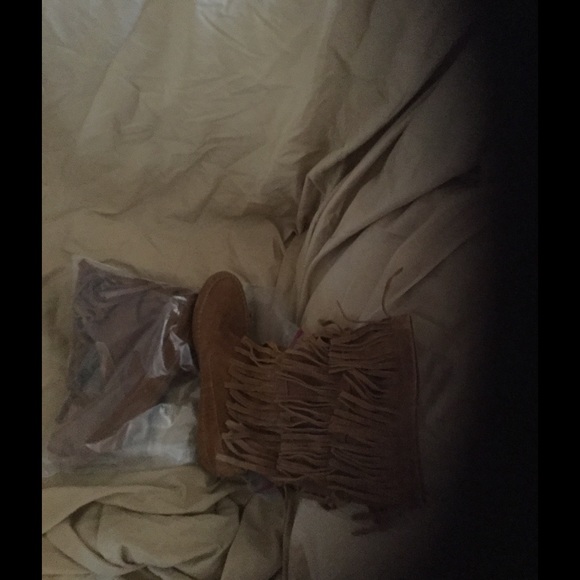 Brown Fringe Lc Lauren Conrad boots