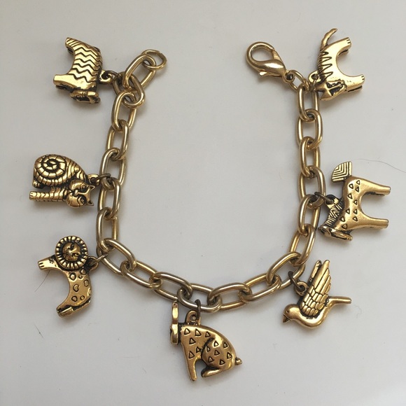 Animal charm bracelet