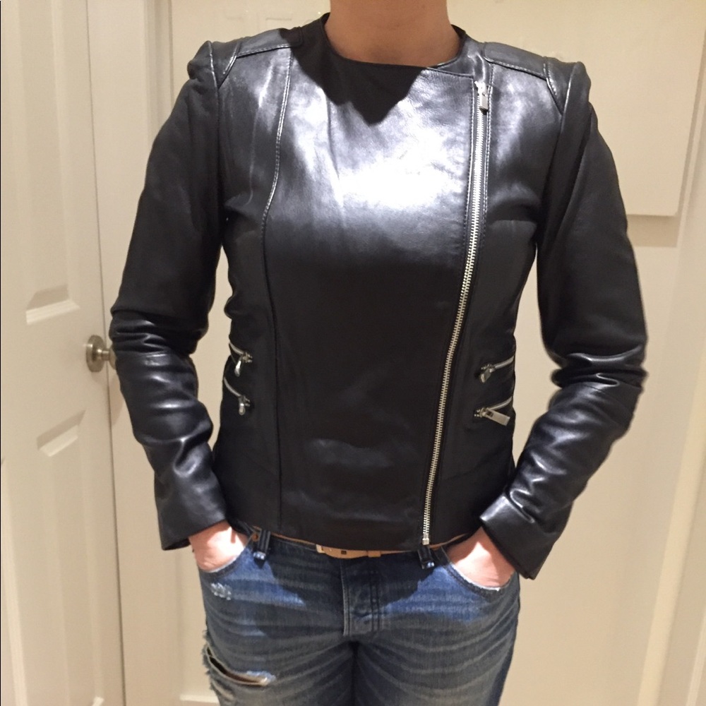 genuine leather jacket small