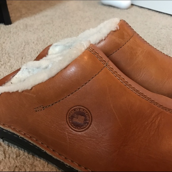 Polo Ralph Lauren Leather Slippers