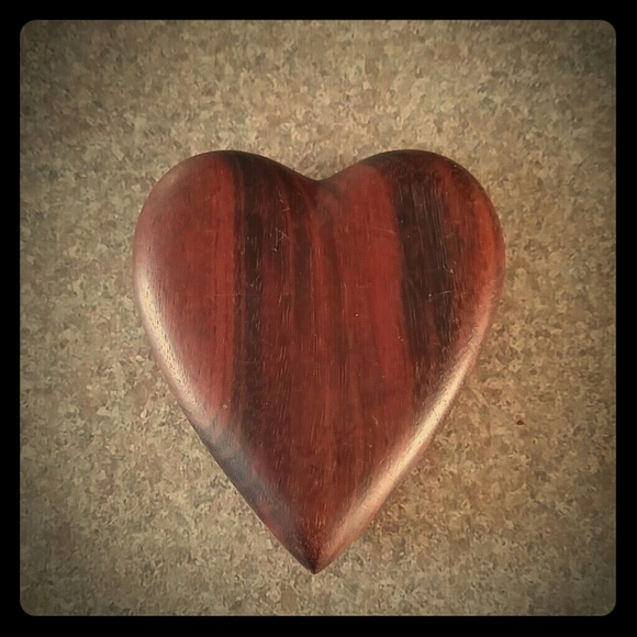 Antique Wooden Compact Mirror