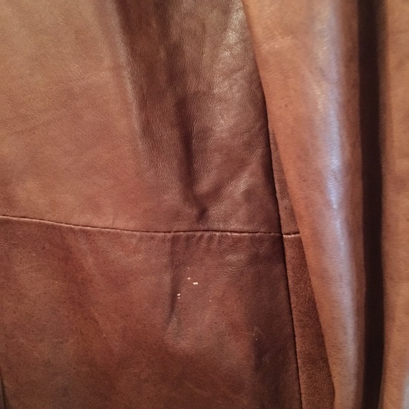 Women's Versace leather long coat - Picture 4 of 4