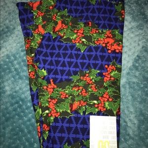 Lularoe holiday leggings-OS