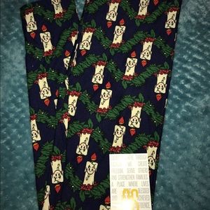 Lularoe holiday leggings-OS