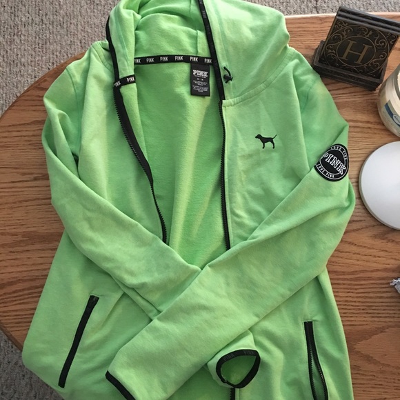 Green, PINK Victoria Secret jacket