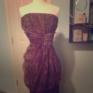 Boutique strapless dress❤️