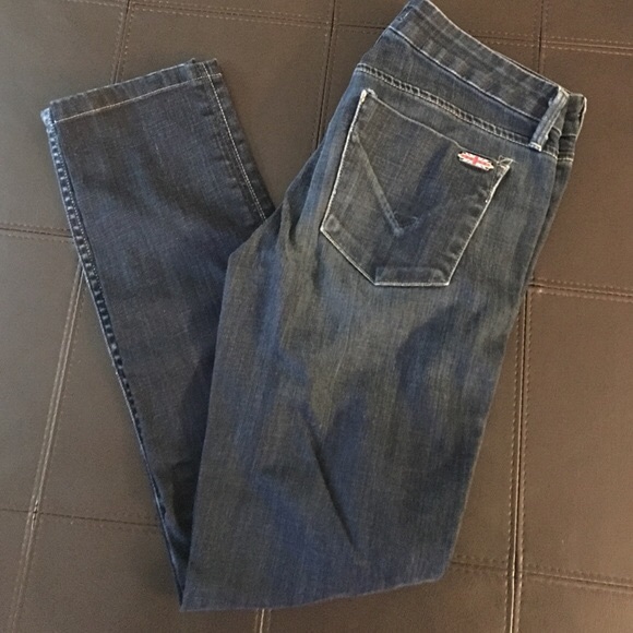 Hudson dark skinny jeans size 27