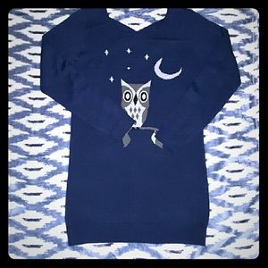 So it is blue owl sweater