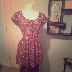 Short floral half sleeve dress adorable!!!