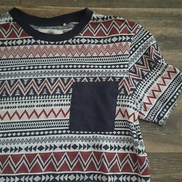 Printed Tee with Pocket