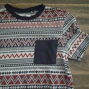 Printed Tee with Pocket