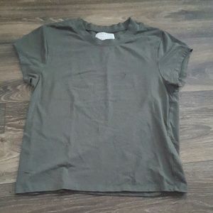 Kendall and Kylie Dark Green Crop Top