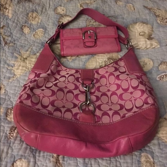 Coach purse bag and wallet