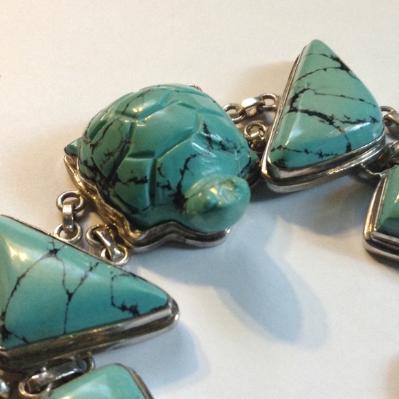 Artisan Crafted | Turquoise Turtle Bracelet - image 2