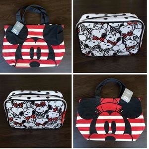 New Snoopy Cosmetic Bag &Disney Mickey Tote Bag