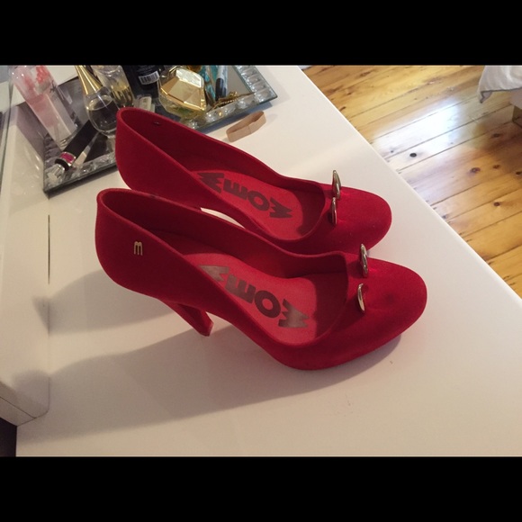 Red Melissa shoes