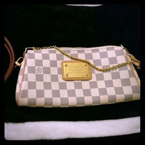 Louis Vuitton Damier Azur Eva Clutch