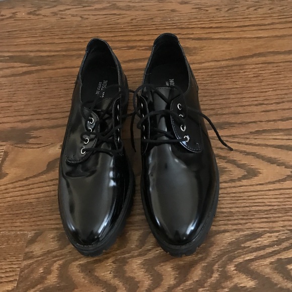 cute black oxfords