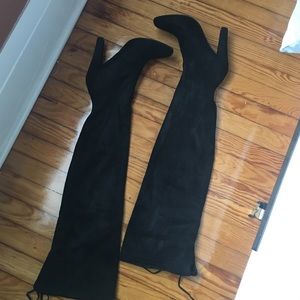 Steve Madden over the knee boots work twice times