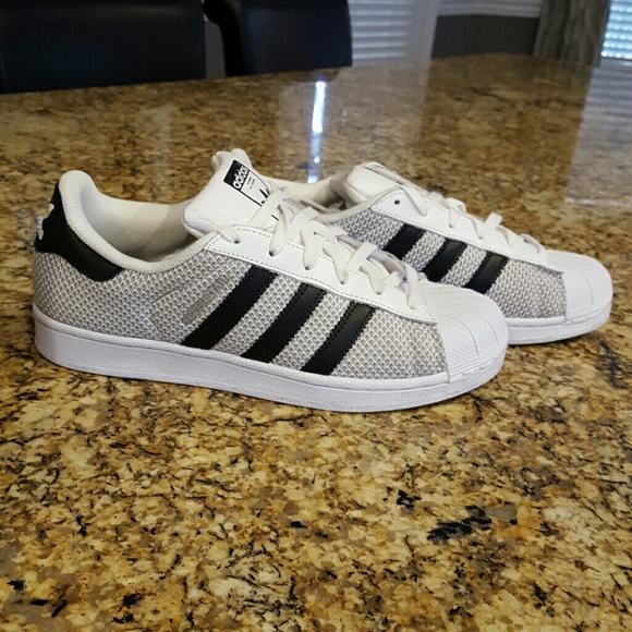 Knitted Adidas Superstars Mens 6.5