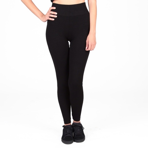 Winter thick French terry leggings size M