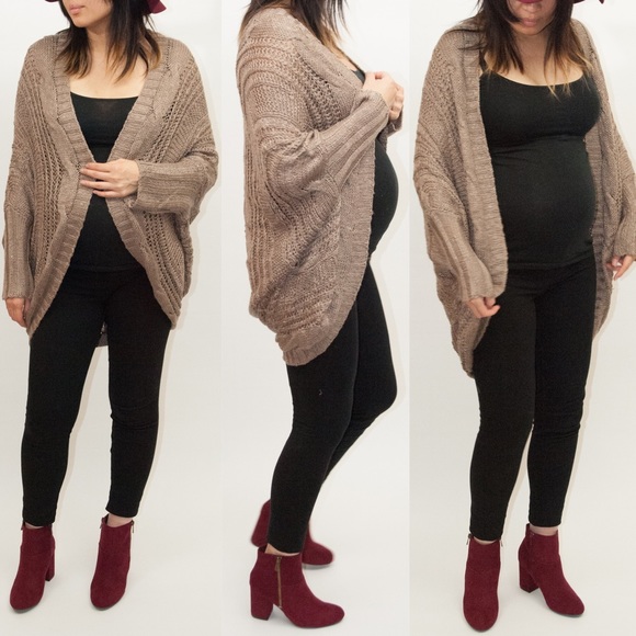 🚨LAST🚨RORY knit batwing cardigan - MOCHA - Picture 4 of 4