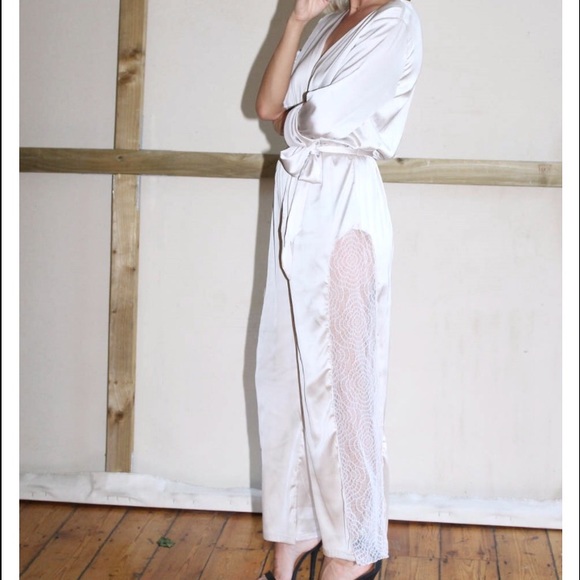 Never Fully Dressed Satin Jumpsuit