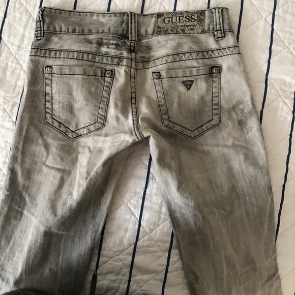 Guess grey skinny jeans