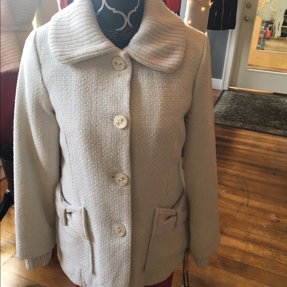 CoffeeShop Jackets & Blazers - Coffee Shop Cream Coat