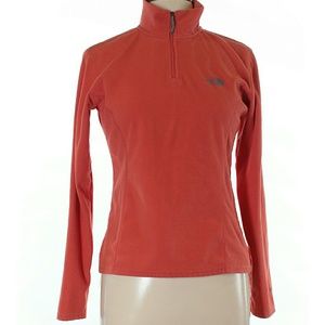 North Place Fleece Orange Jacket Medium.