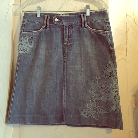 WHBM denim skirt
