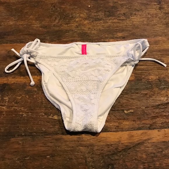 Victoria's Secret white lace bikini bottom