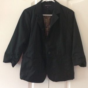 Blazer with 3/4 sleeve