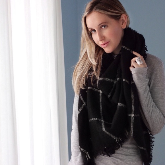 Central Park Plaid Blanket Scarf - Picture 3 of 4