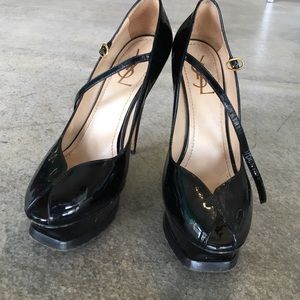 YSL black pumps