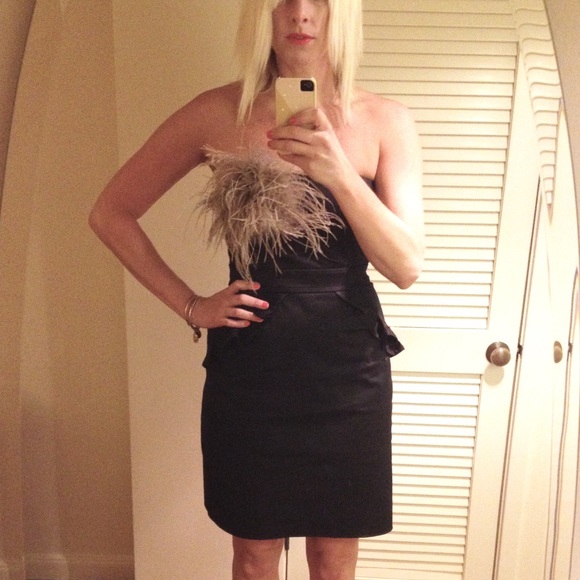 J.Crew Black Strapless Dress
