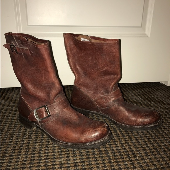 Frye Veronica Short women's 10 dark brown
