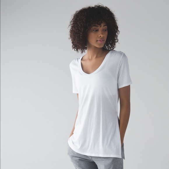 Lululemon Zen Bender SS tee white