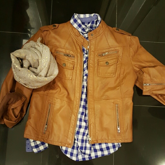 Xhilaration faux leather jacket
