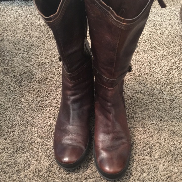 Nine West Genuine Leather City/Biker Boots/Sz 11M