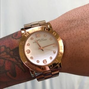 Marc Jacobs rose gold watch