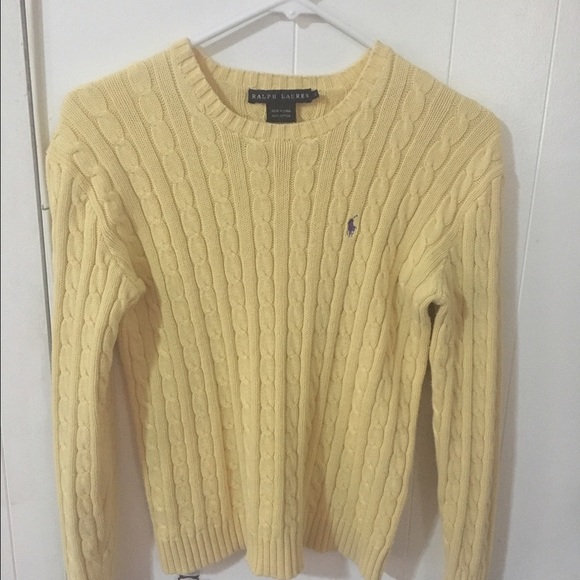Yellow Ralph Lauren sweater