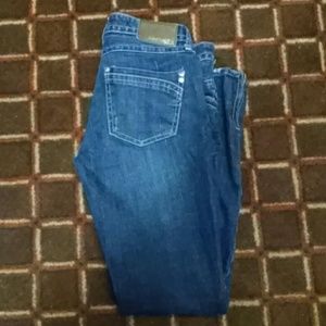Express skinny 6 zipper leg jeans