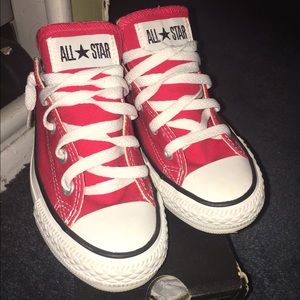 Converse Shoes - Red low top chucks Converse Shoes - Red low top chucks