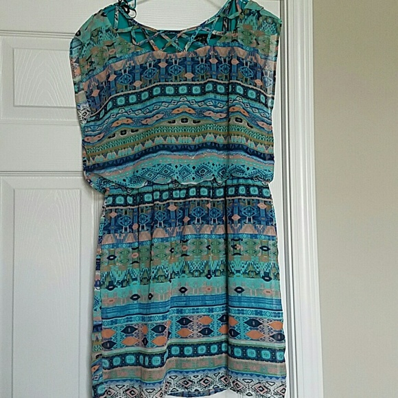 A patterned dress